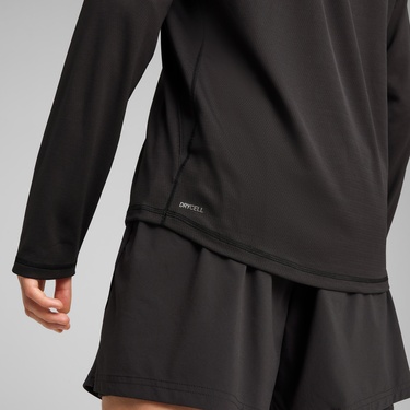  Puma Run Velocity Ls (Poly) Erkek Siyah T-Shirt