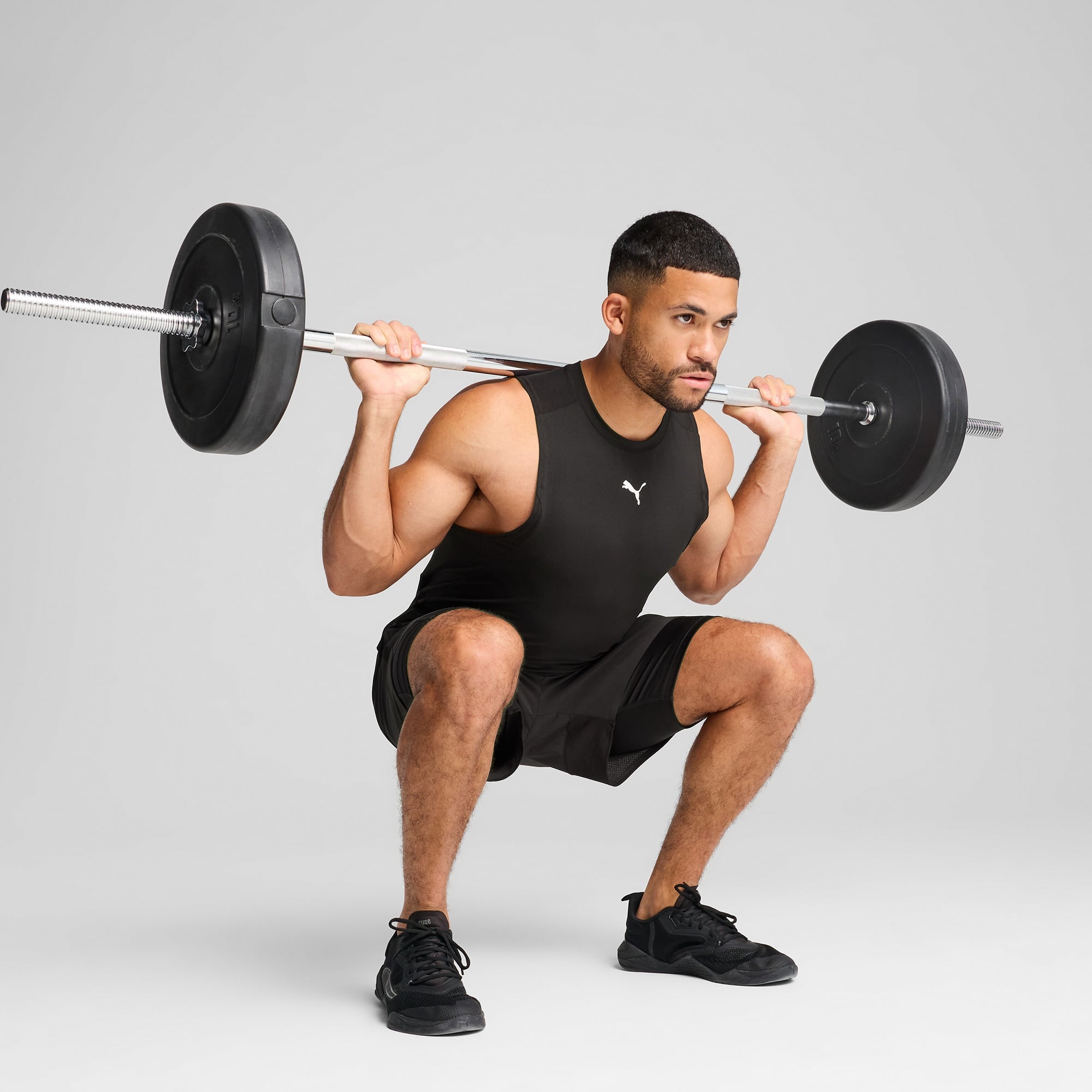 Puma Cloudspun Soft Brthbl Tank Erkek Siyah Antrenman Atleti