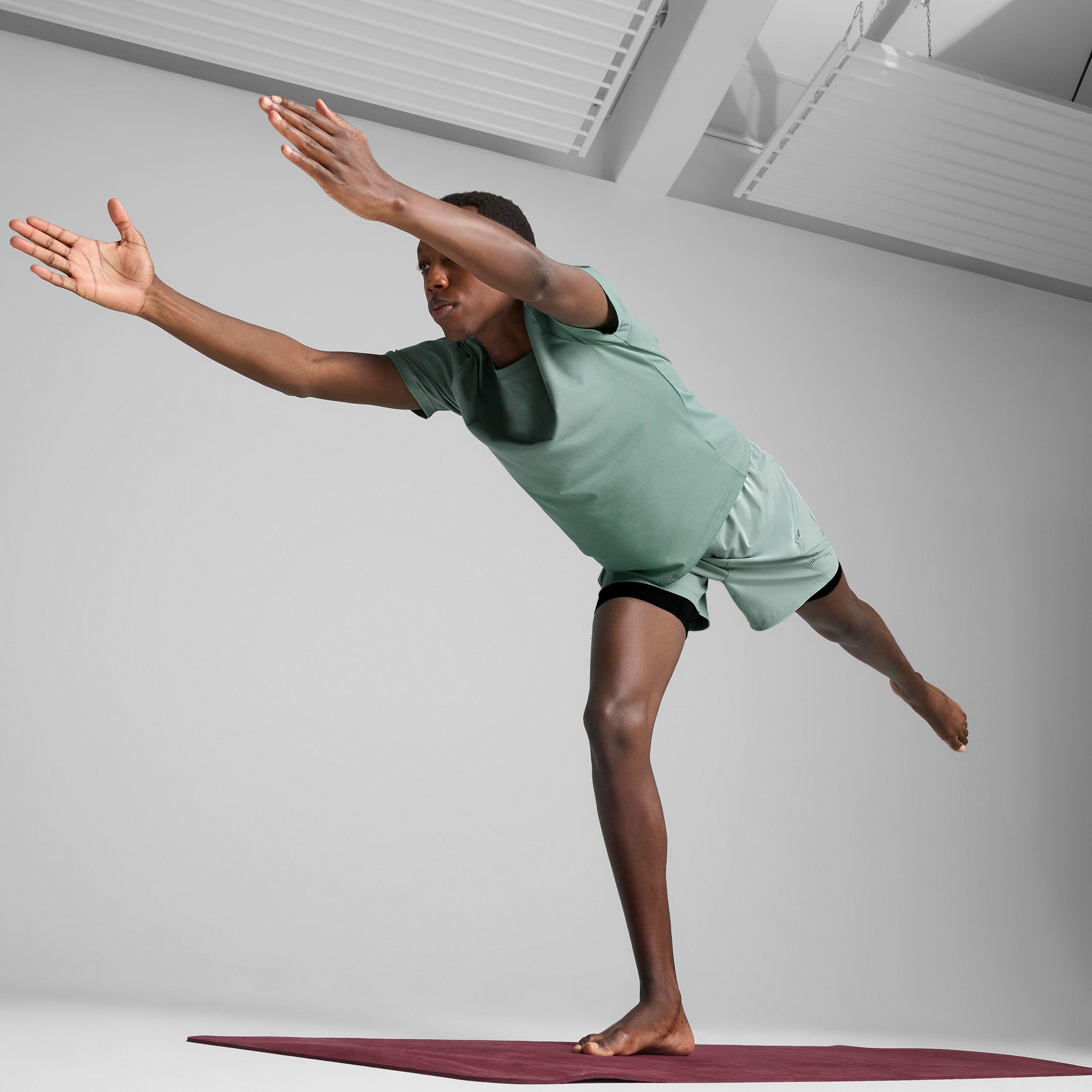 Puma Move Triblend Erkek Yeşil Antrenman T-Shirt