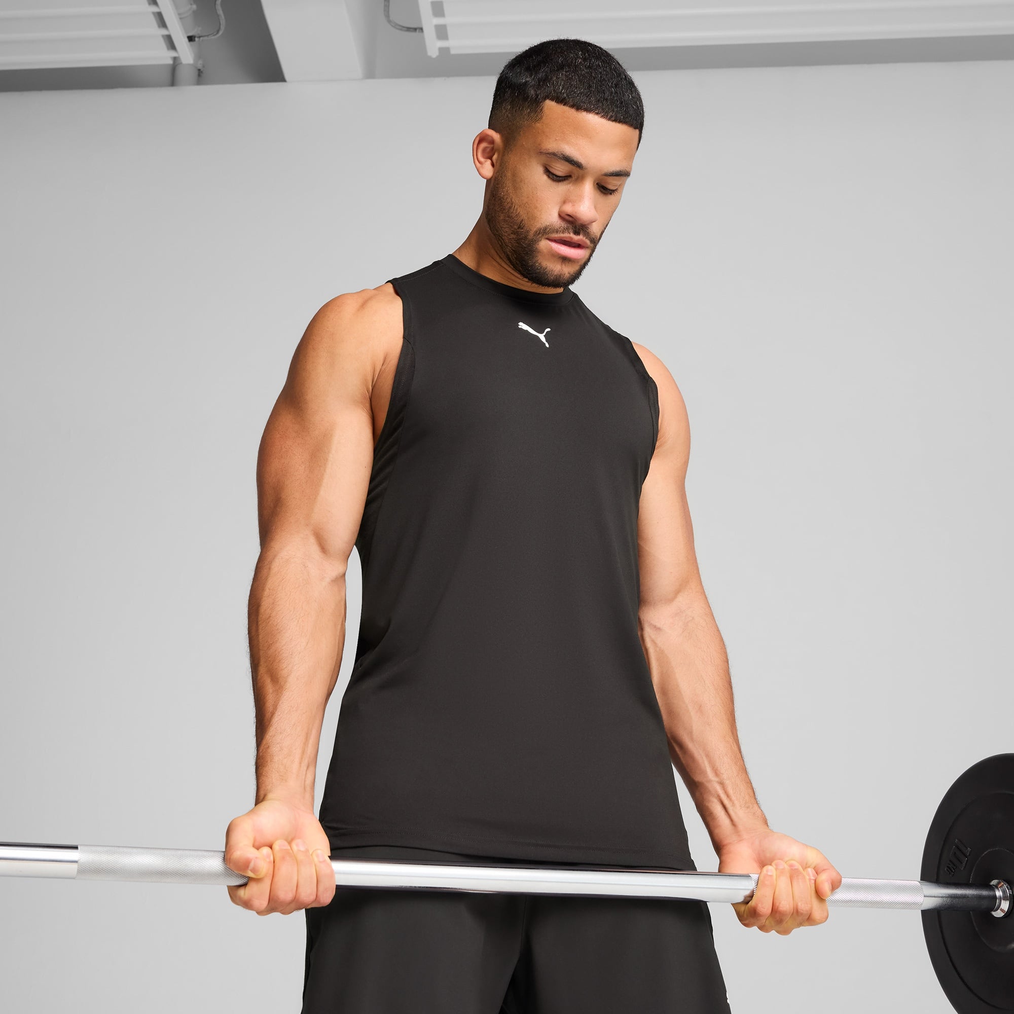 Puma Cloudspun Soft Brthbl Tank Erkek Siyah Antrenman Atleti