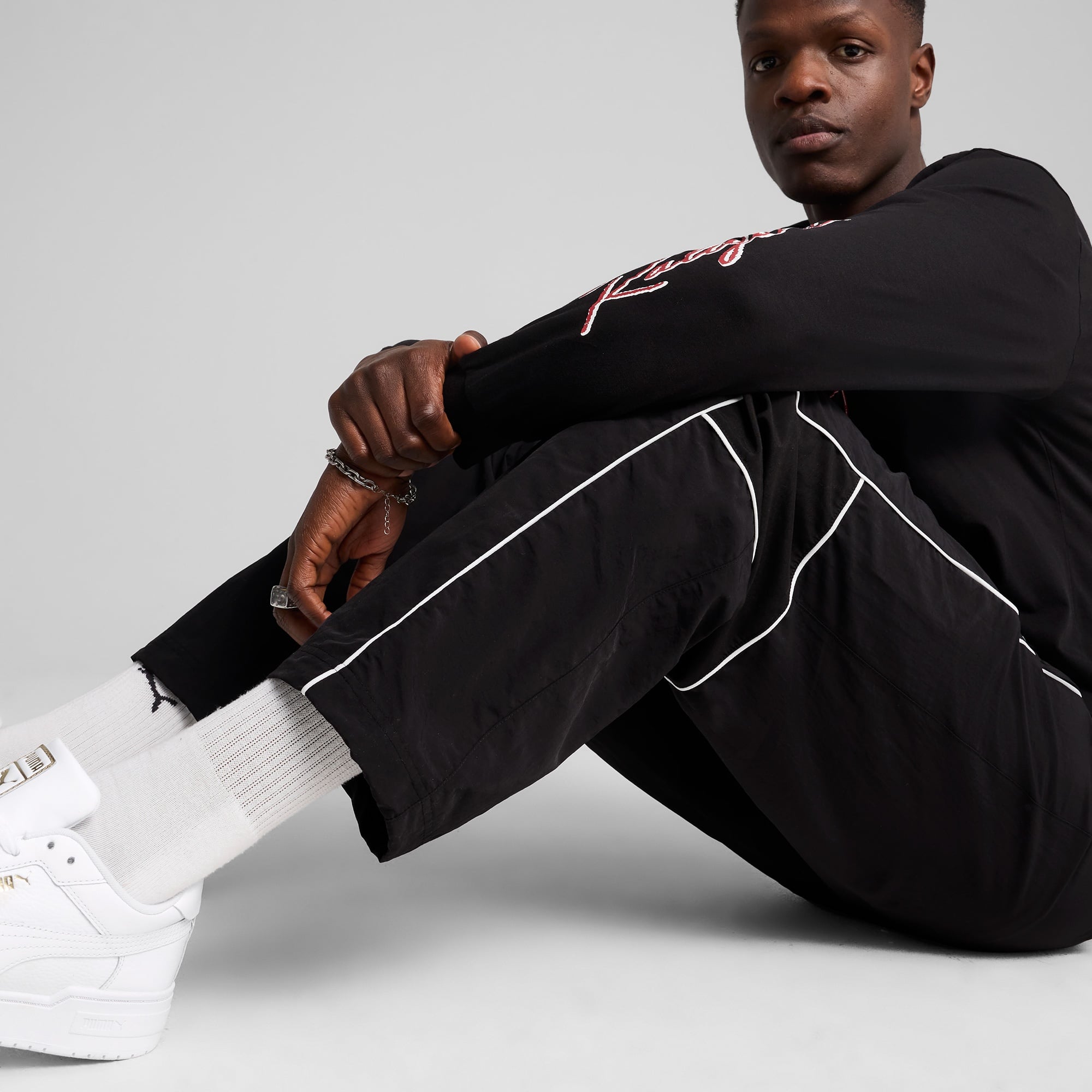 Puma Sds Relaxed Track Erkek Siyah Eşofman Altı