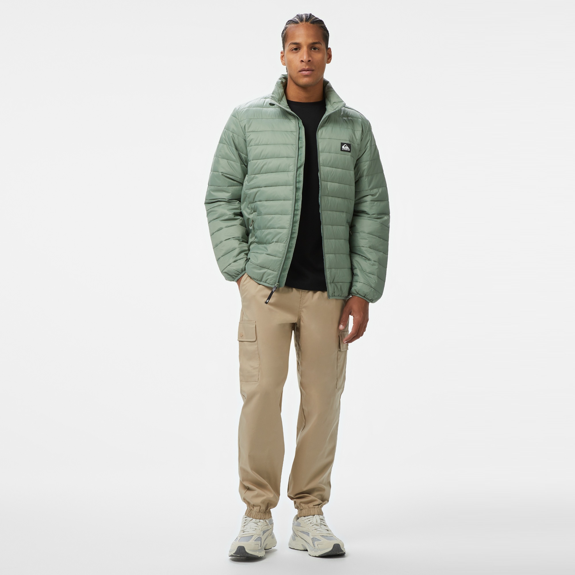 Quiksilver Scaly Insulator Erkek Yeşil Mont