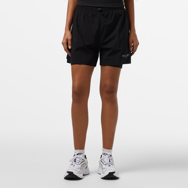  UNITED4 Sport Kadın Siyah Antrenman Şortu