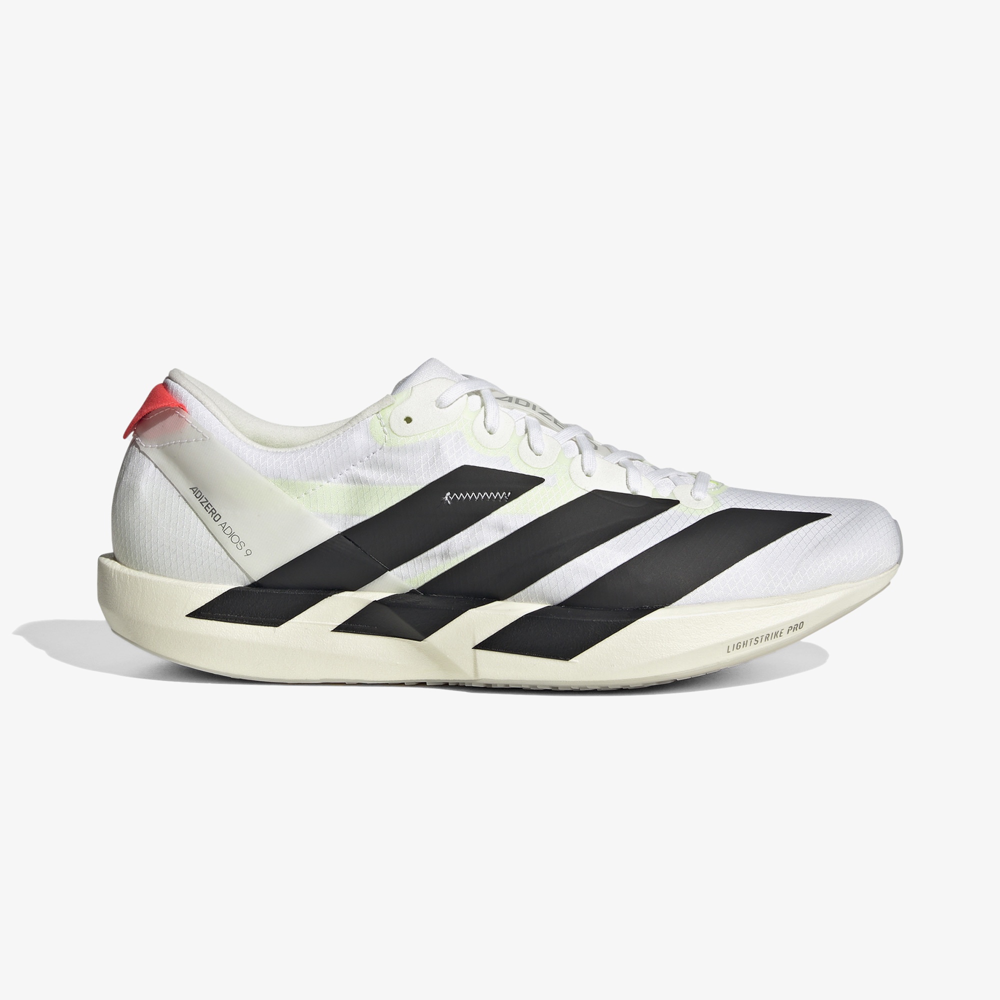 adidas Adizero Adios 9 Erkek Beyaz Koşu Ayakkabısı