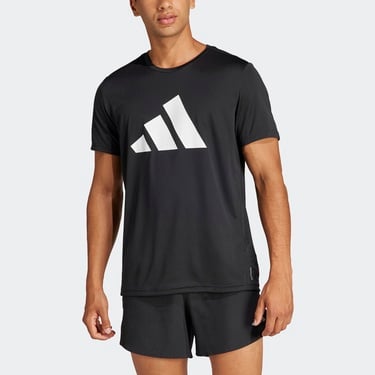  adidas Run It Erkek Siyah Koşu T-Shirt