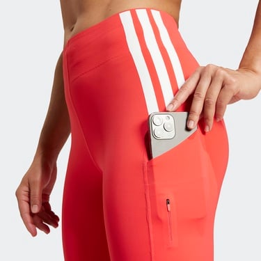  adidas Adizero Full Length Kadın Kırmızı Koşu Taytı
