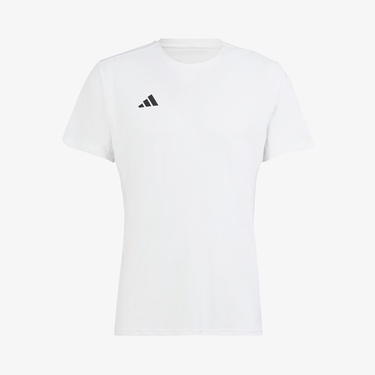  adidas Adizero Essentials Erkek Beyaz Koşu T-Shirt