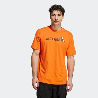  adidas Terrex Graphic Erkek Turuncu T-Shirt