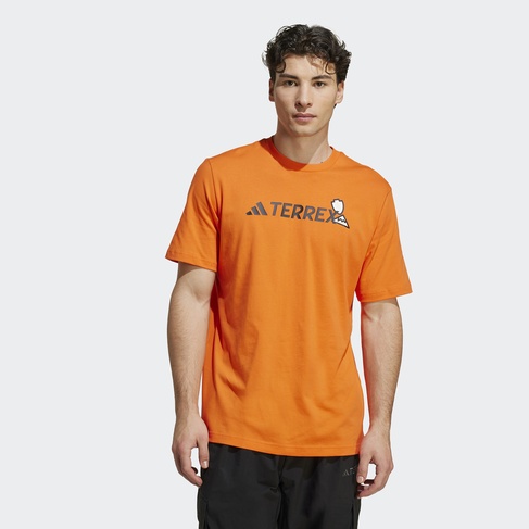  adidas Terrex Graphic Erkek Turuncu T-Shirt