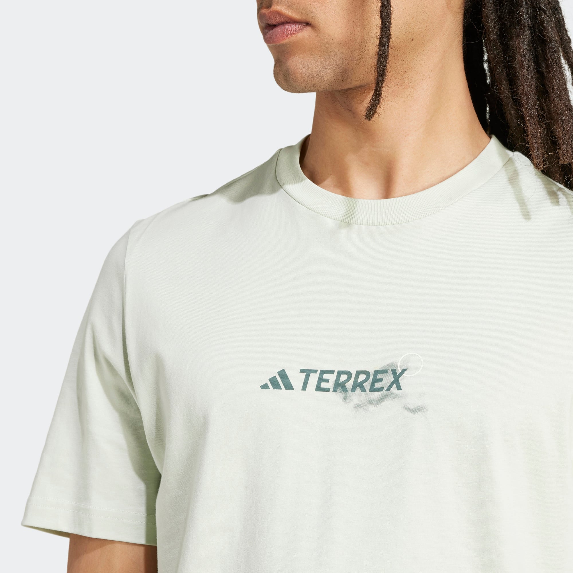 adidas Terrex Graphic Erkek Yeşil T-Shirt