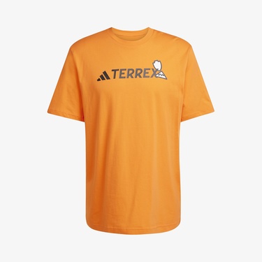  adidas Terrex Graphic Erkek Turuncu T-Shirt