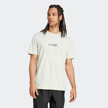  adidas Terrex Graphic Erkek Yeşil T-Shirt