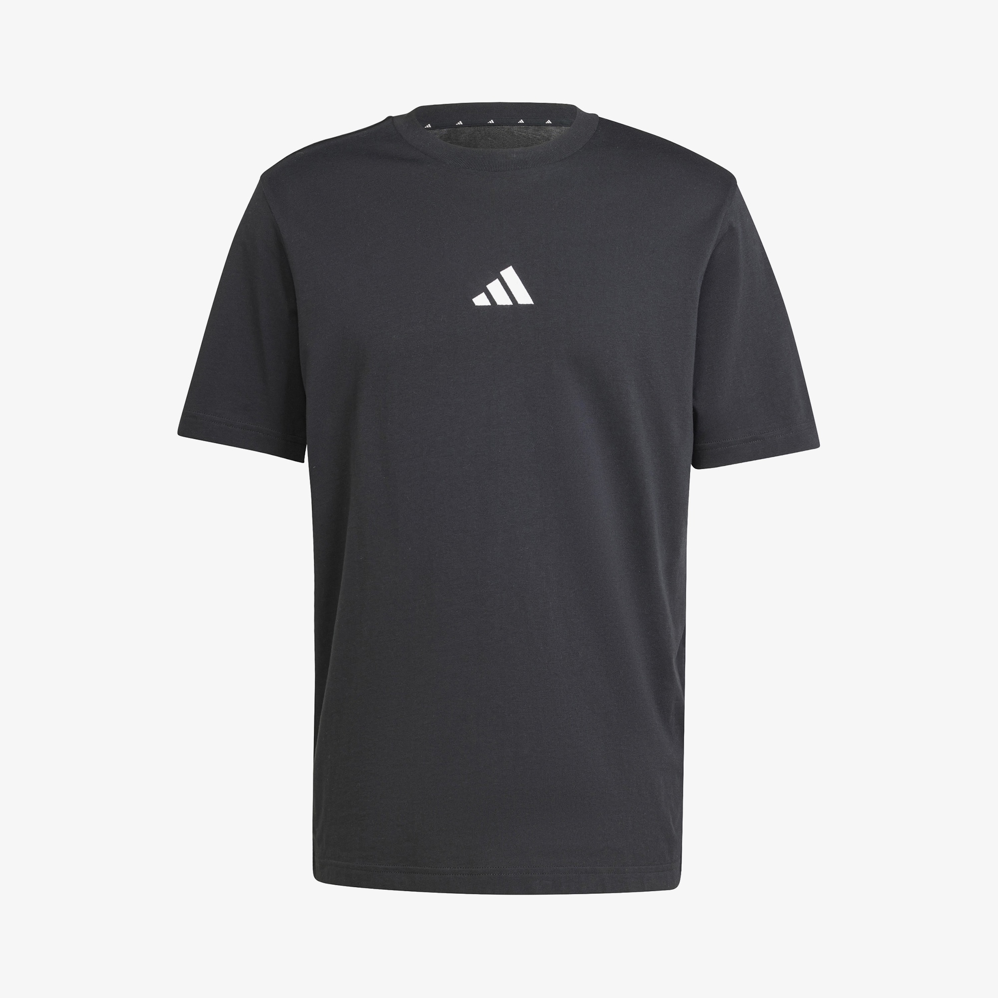 adidas Essentials Small Logo Single Erkek Siyah T-Shirt