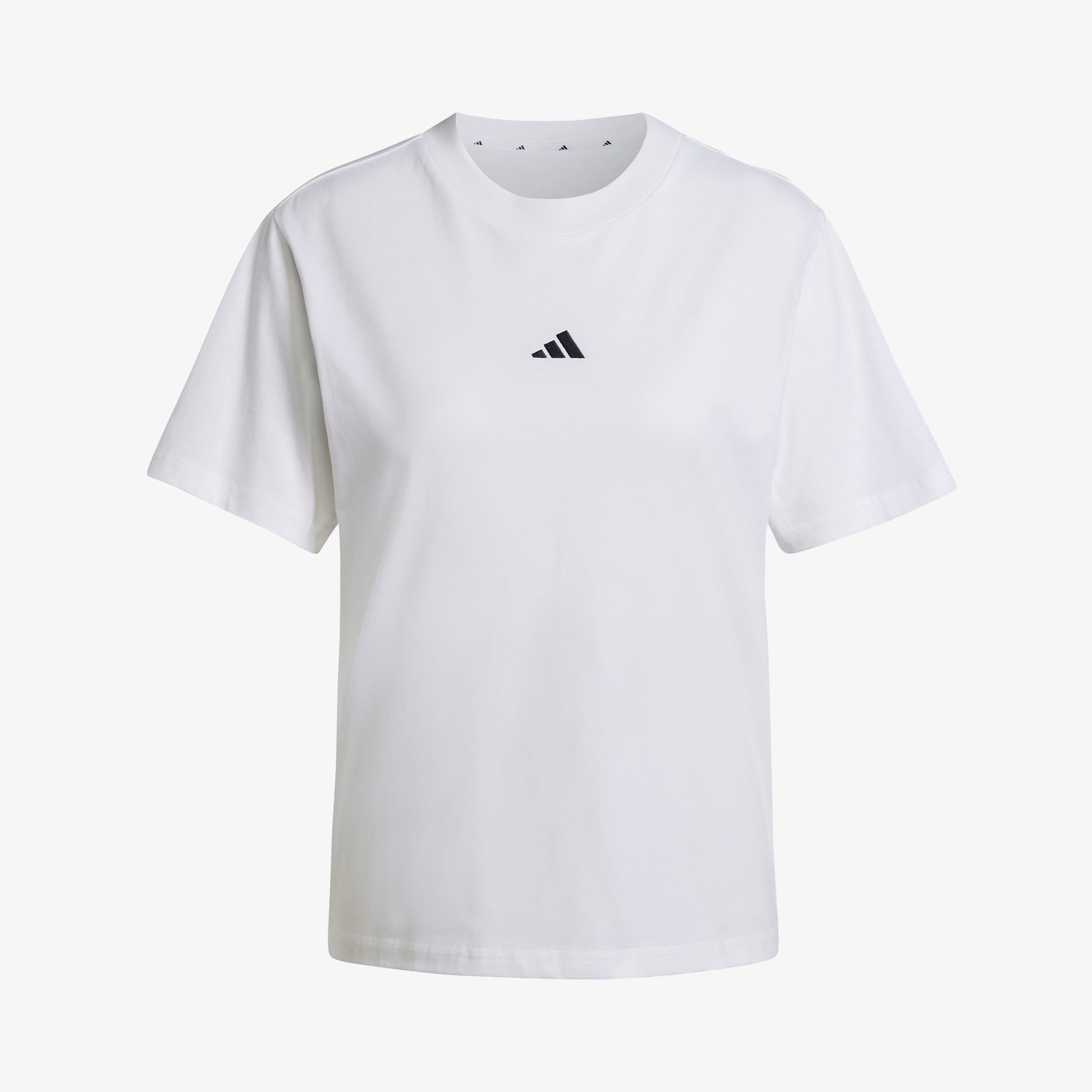 adidas Essentials Small Logo Cotton Kadın Beyaz T-Shirt