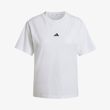  adidas Essentials Small Logo Cotton Kadın Beyaz T-Shirt