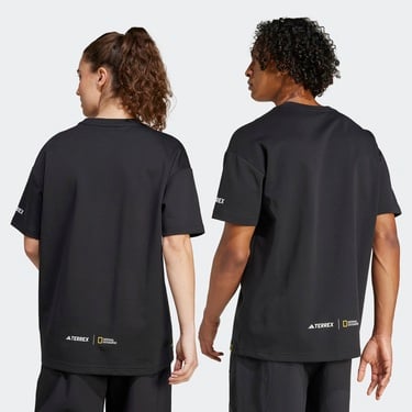  adidas Nat Geo Aeroready Graphic Erkek Siyah T-Shirt