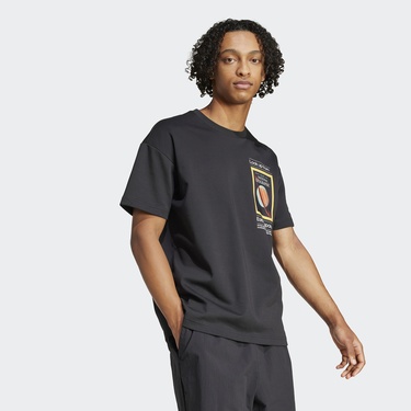  adidas Nat Geo Aeroready Graphic Erkek Siyah T-Shirt