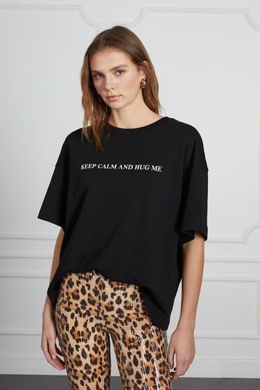  Baskılı Basic Tshirt