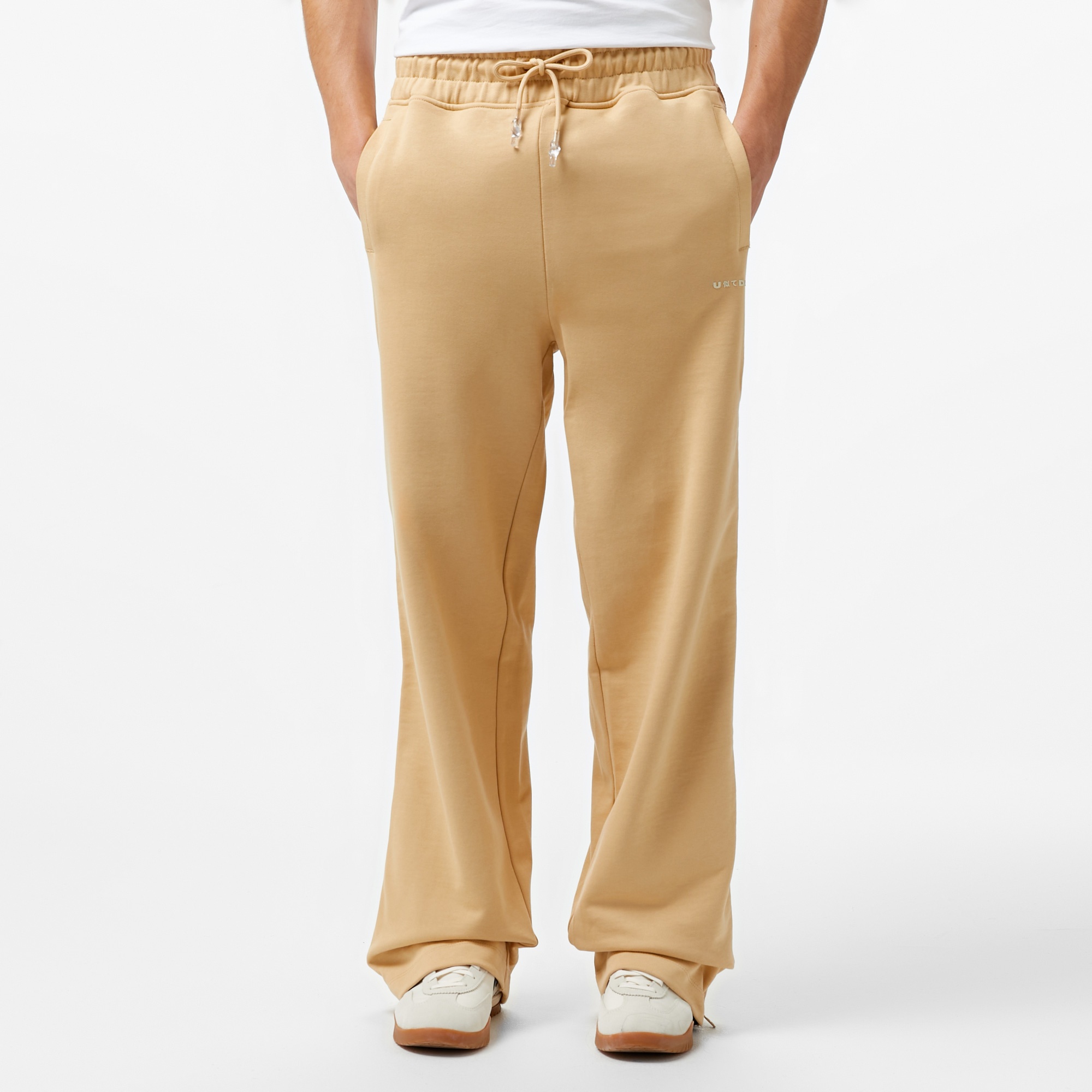 UNITED4 Oversize Kadın Krem Eşofman Altı