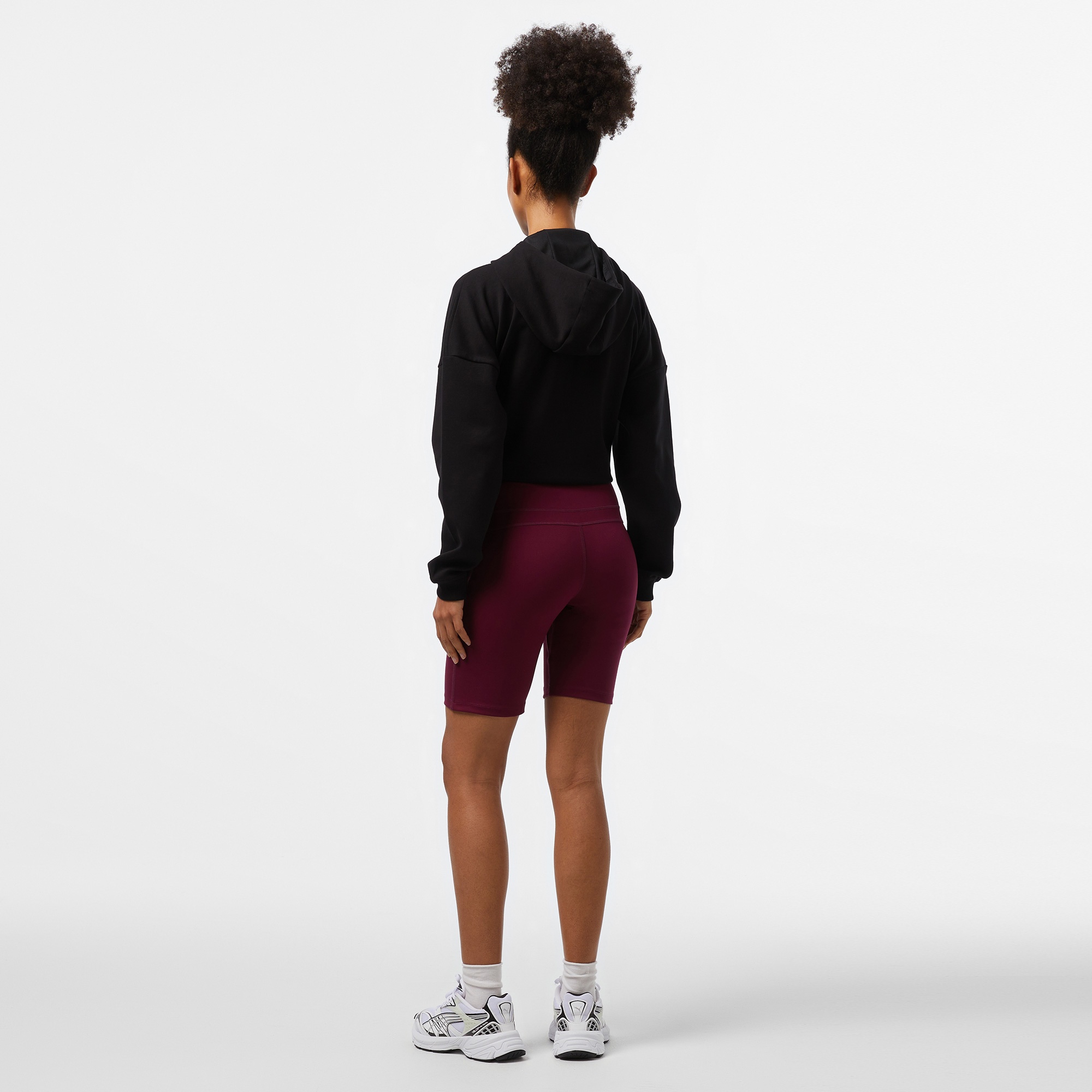 UNITED4 Sport Kadın Bordo Kısa Antrenman Taytı