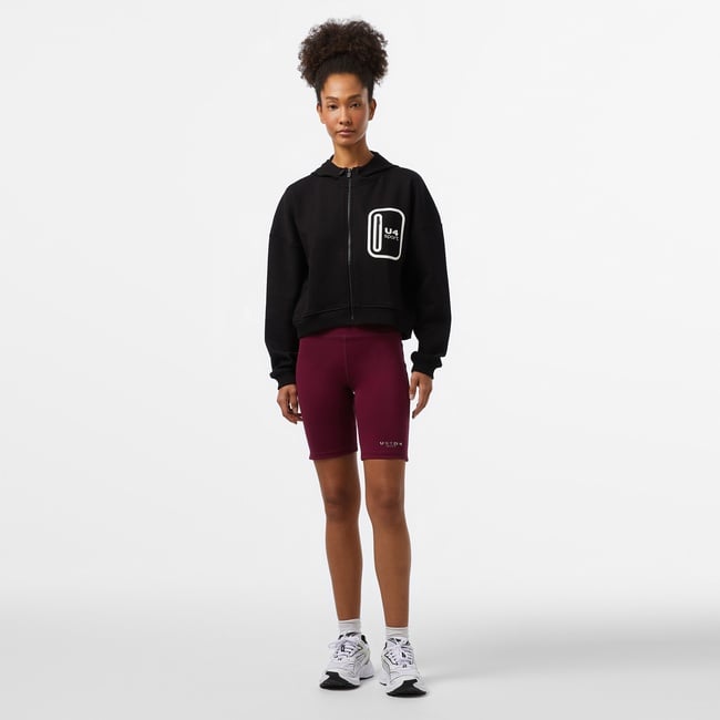  UNITED4 Sport Kadın Bordo Kısa Antrenman Taytı