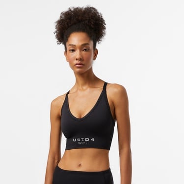  UNITED4 Sport Kadın Siyah Antrenman Bra