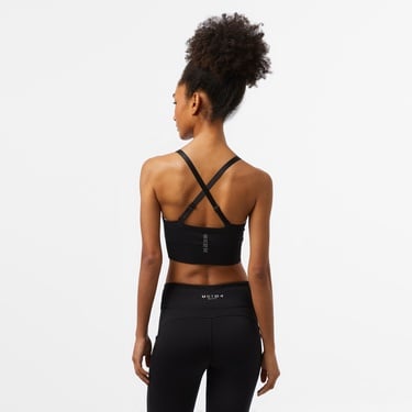  UNITED4 Sport Kadın Siyah Antrenman Bra