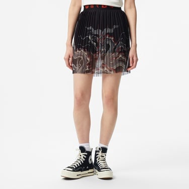  UNITED4 Mini Kadın Siyah Etek