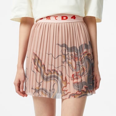  UNITED4 Mini Kadın Pembe Etek