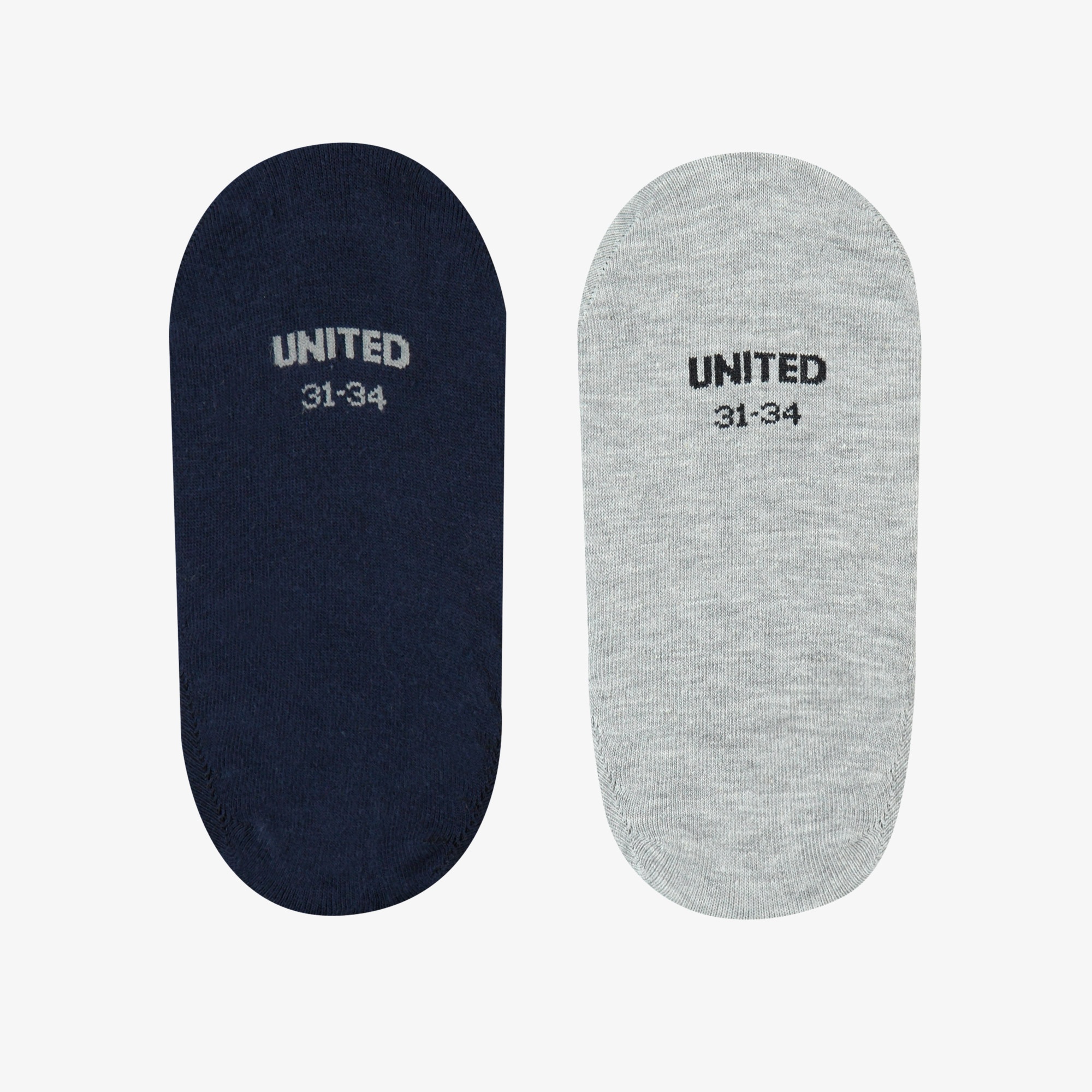 UNITED4 Çocuk Lacivert/Gri 2'li Çorap