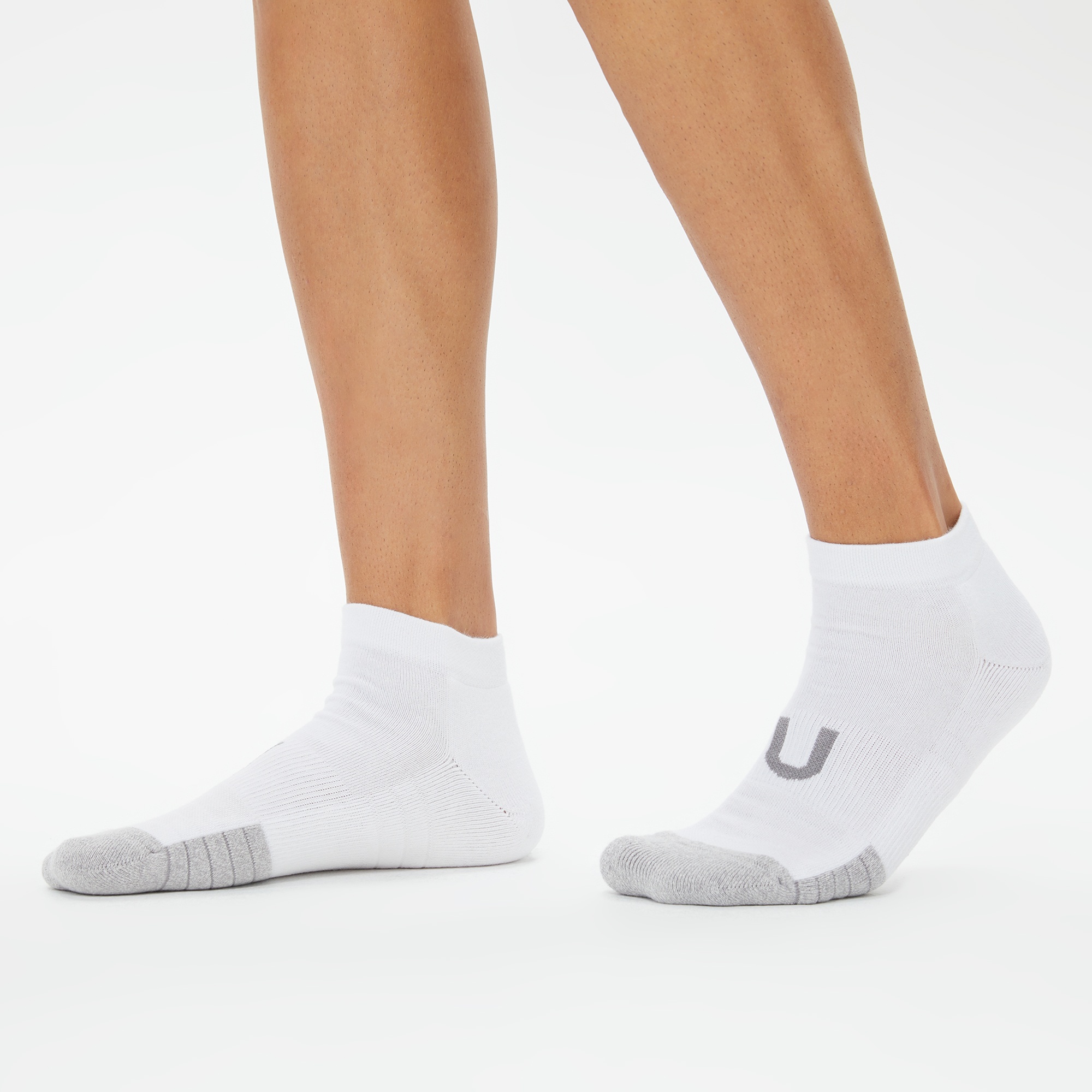 UNITED4 Erkek Beyaz/Gri 2'li Çorap