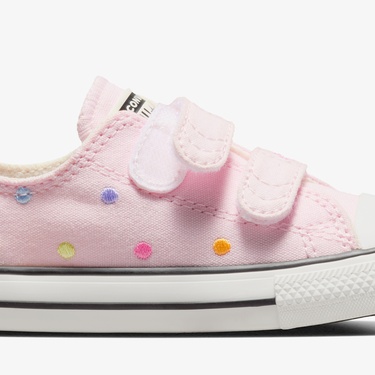  Converse Chuck Taylor All Star 2V Polka Dots Çocuk Pembe Sneaker