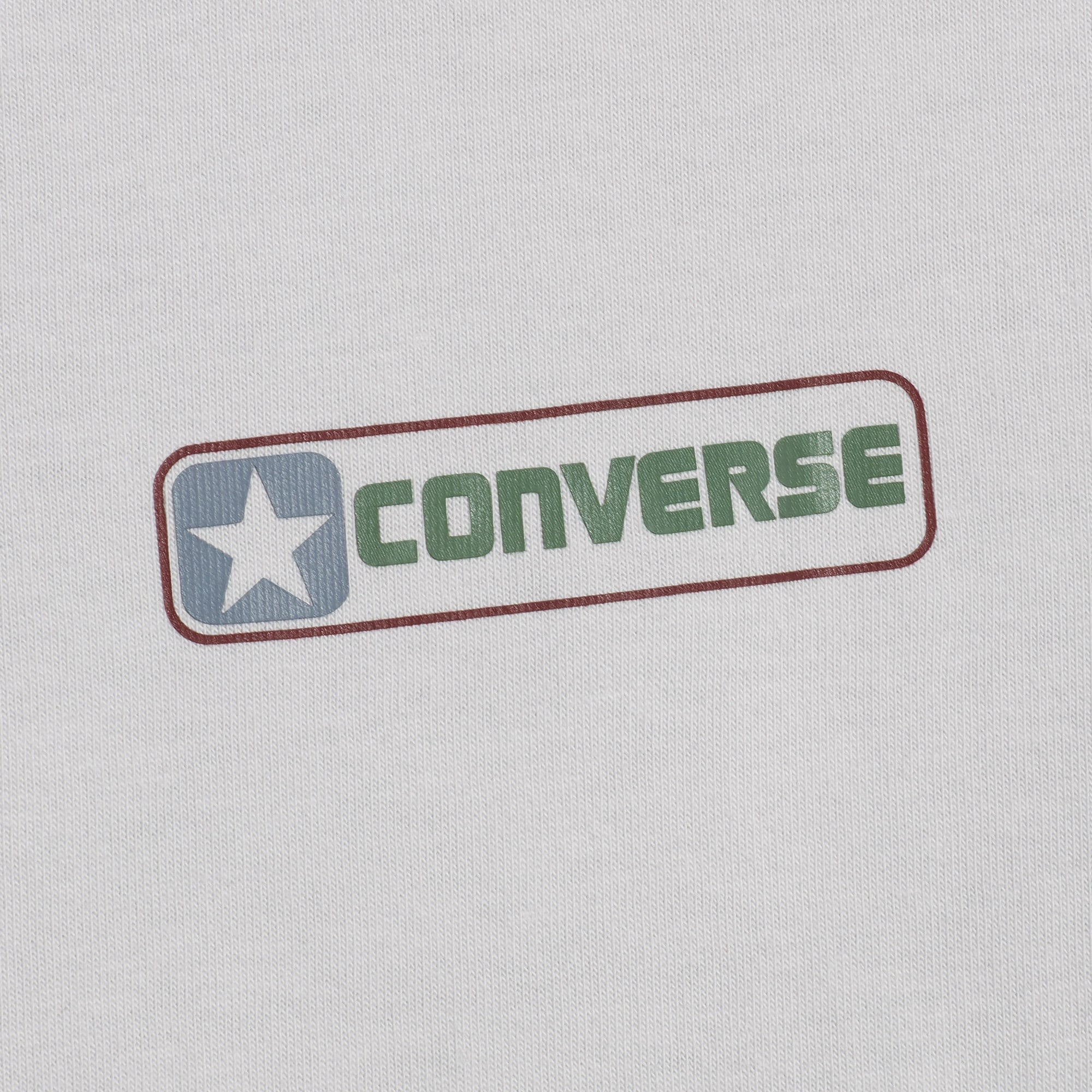 Converse Erkek Grafik Baskılı Gri T-Shirt