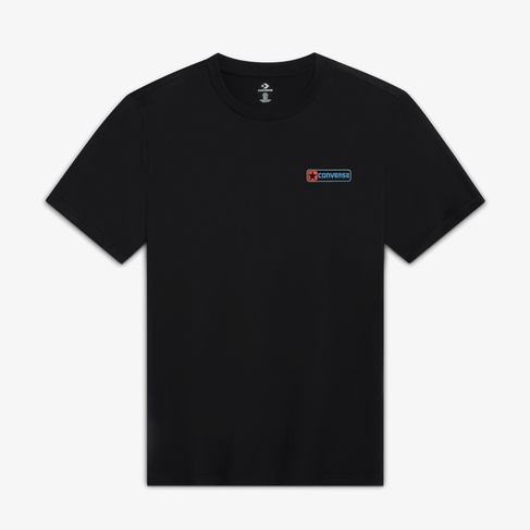  Converse Erkek Grafik Baskılı Siyah T-Shirt