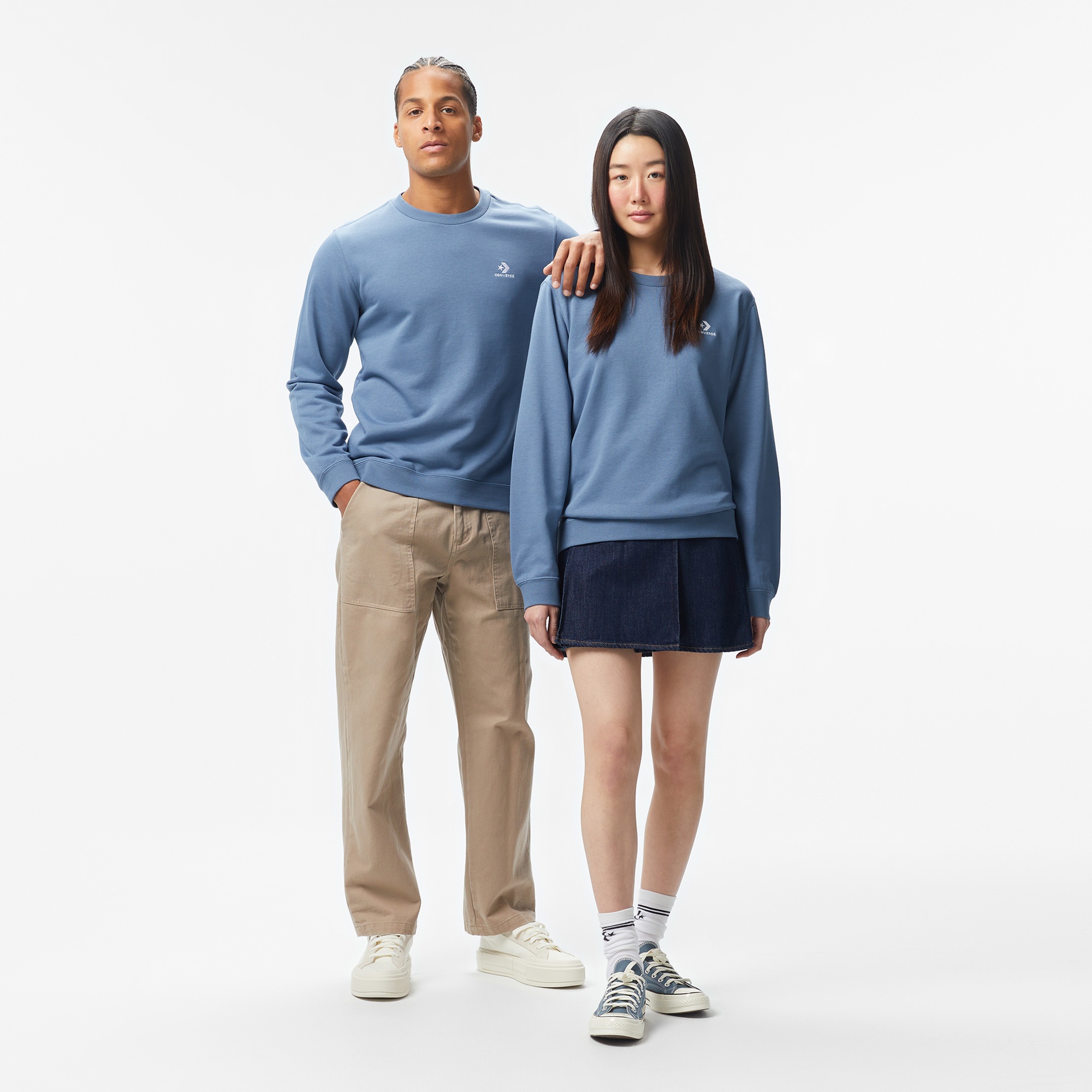 Converse Go-To Unisex Mavi Sweatshirt
