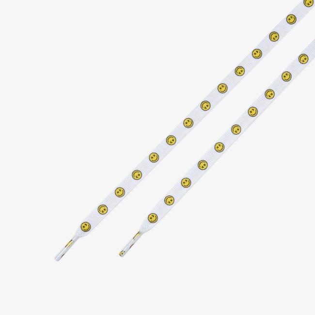  Converse 137 cm Unisex Smiley Vibes Beyaz Bağcık