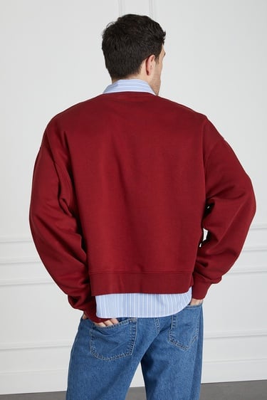  Yıkamalı Basic Sweatshirt