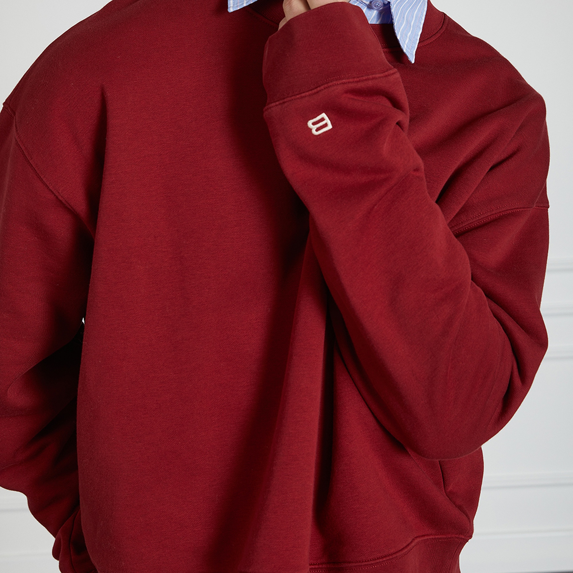 Yıkamalı Basic Sweatshirt