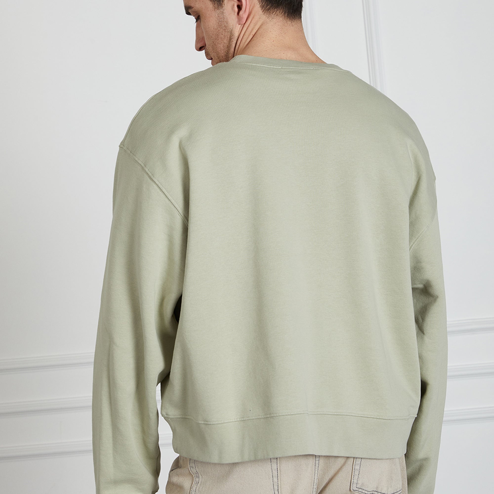 Yıkamalı Basic Sweatshirt