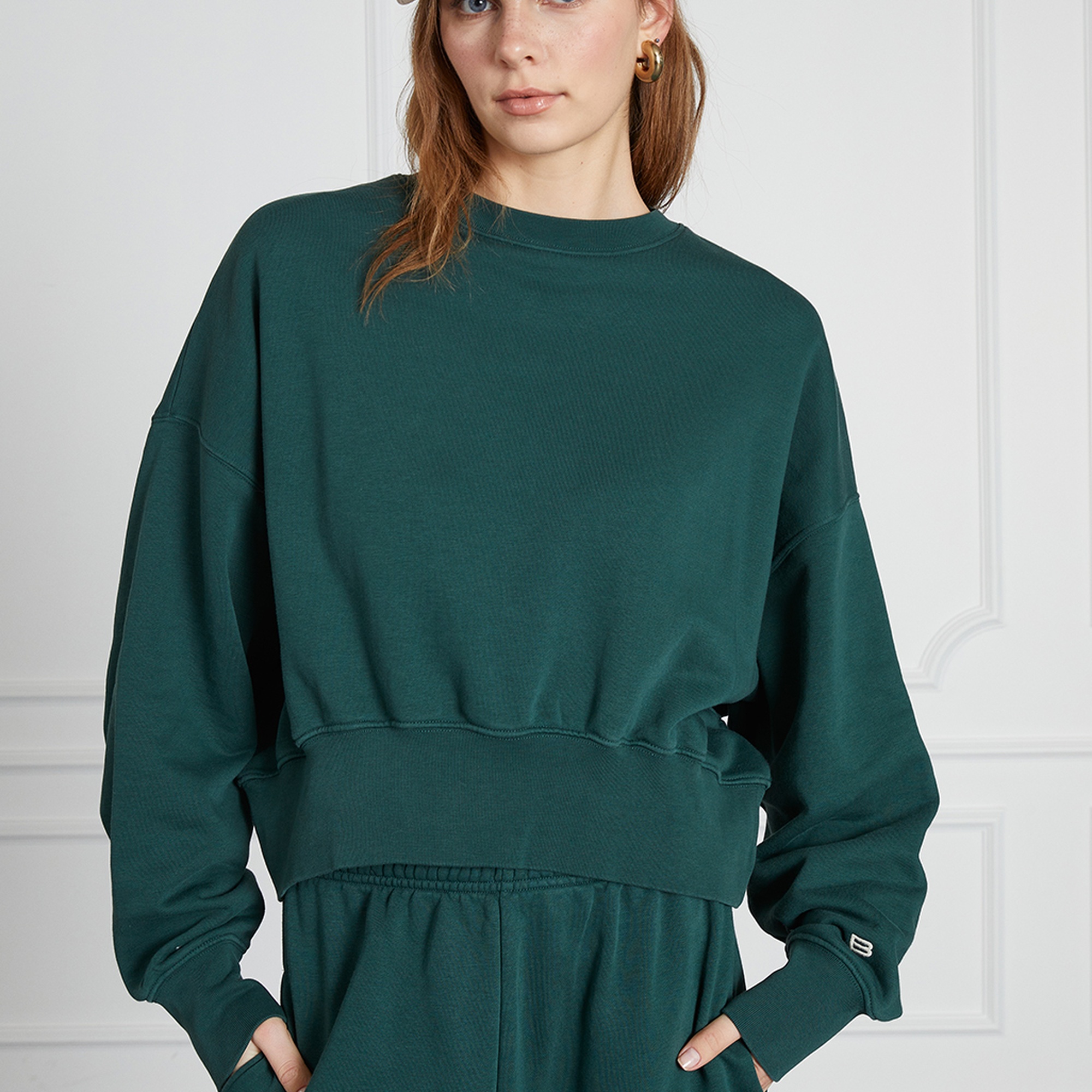 Yıkamalı Basıc Sweat