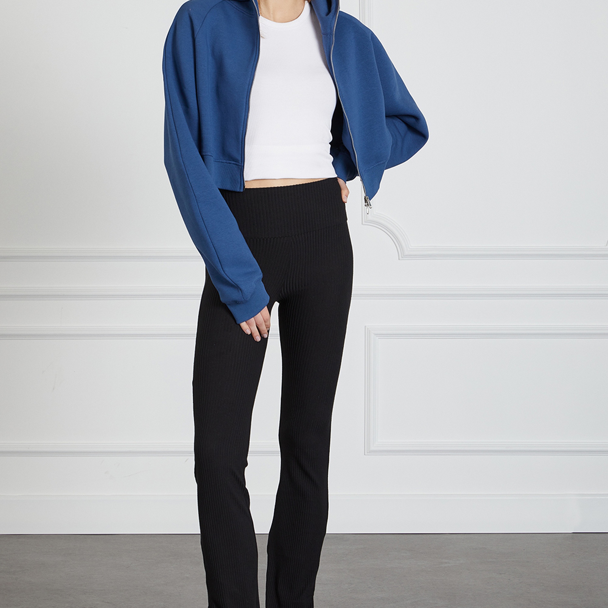 Ispanyol Paça Yırtmaçlı Tayt