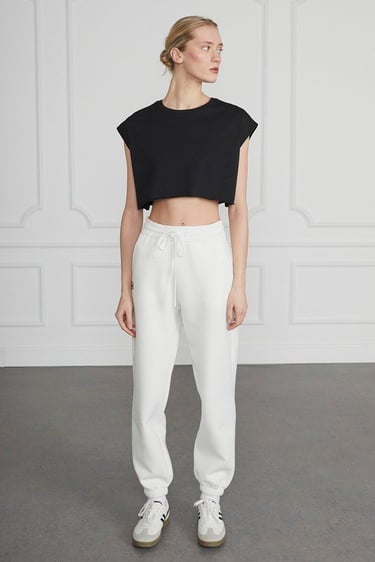  Baskılı Crop Tshirt