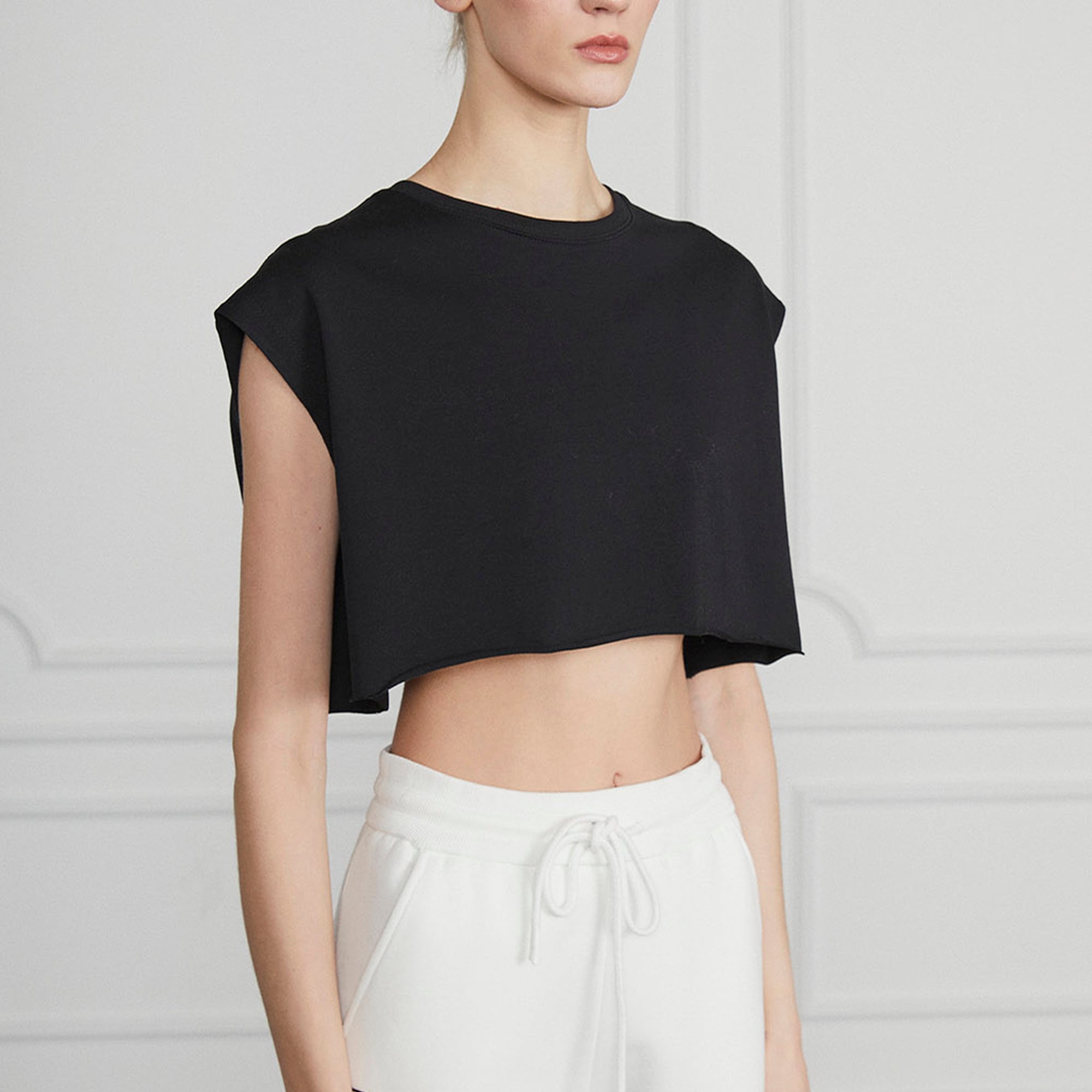 Baskılı Crop Tshirt