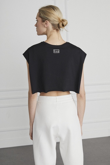  Baskılı Crop Tshirt