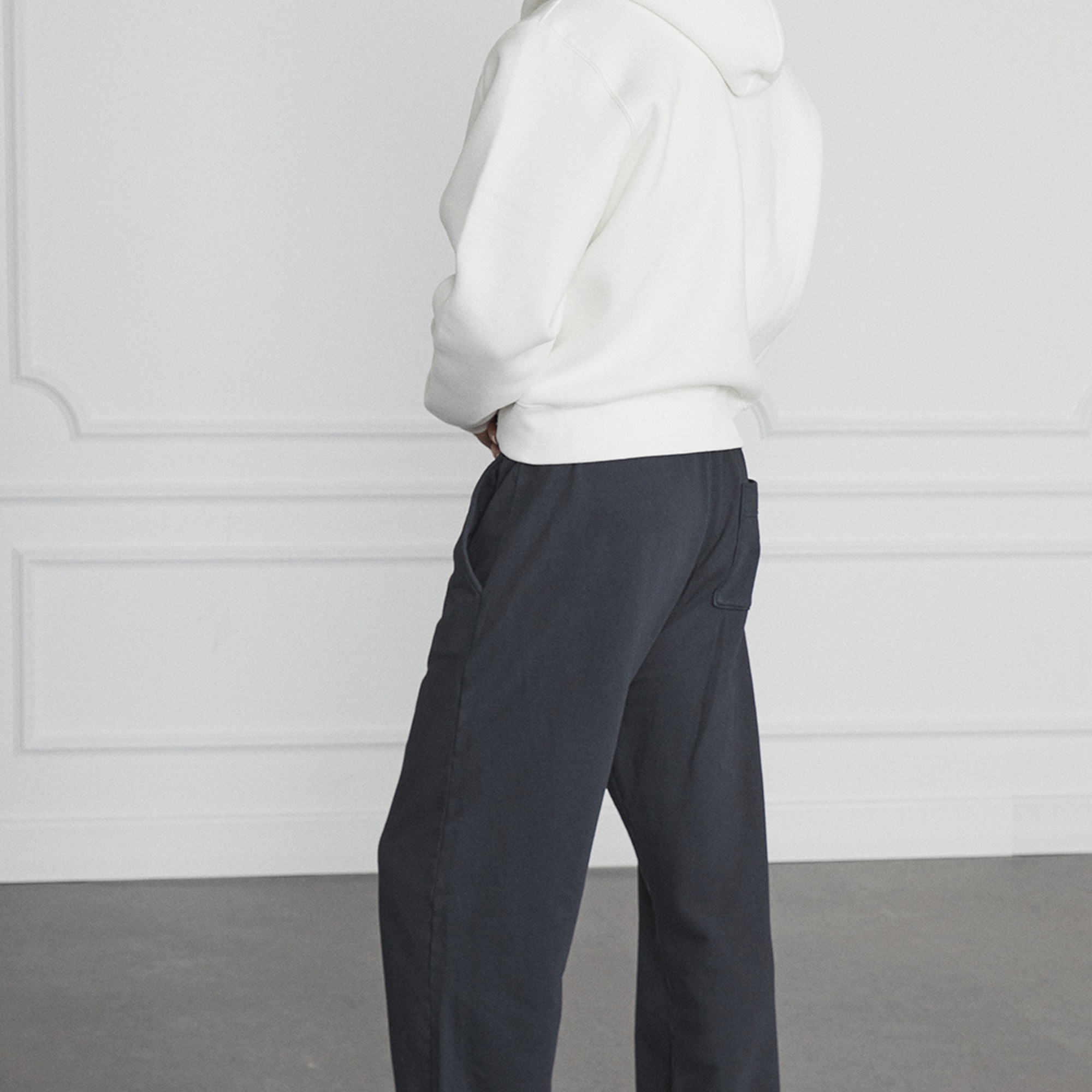 Oversize Kısa Hoodie