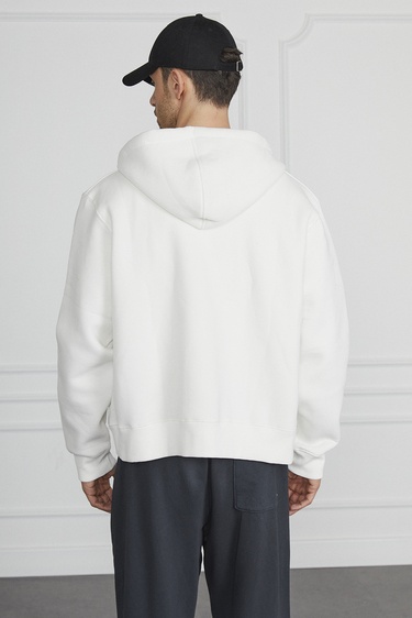  Oversize Kısa Hoodie
