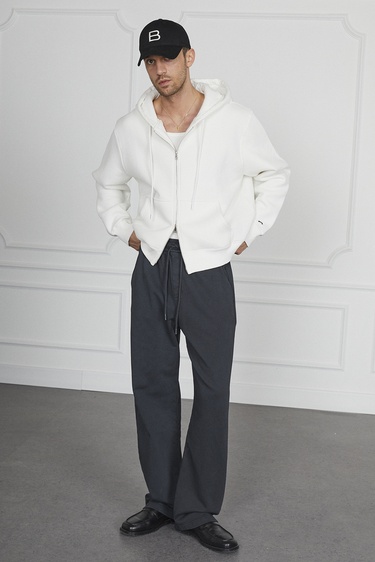  Oversize Kısa Hoodie