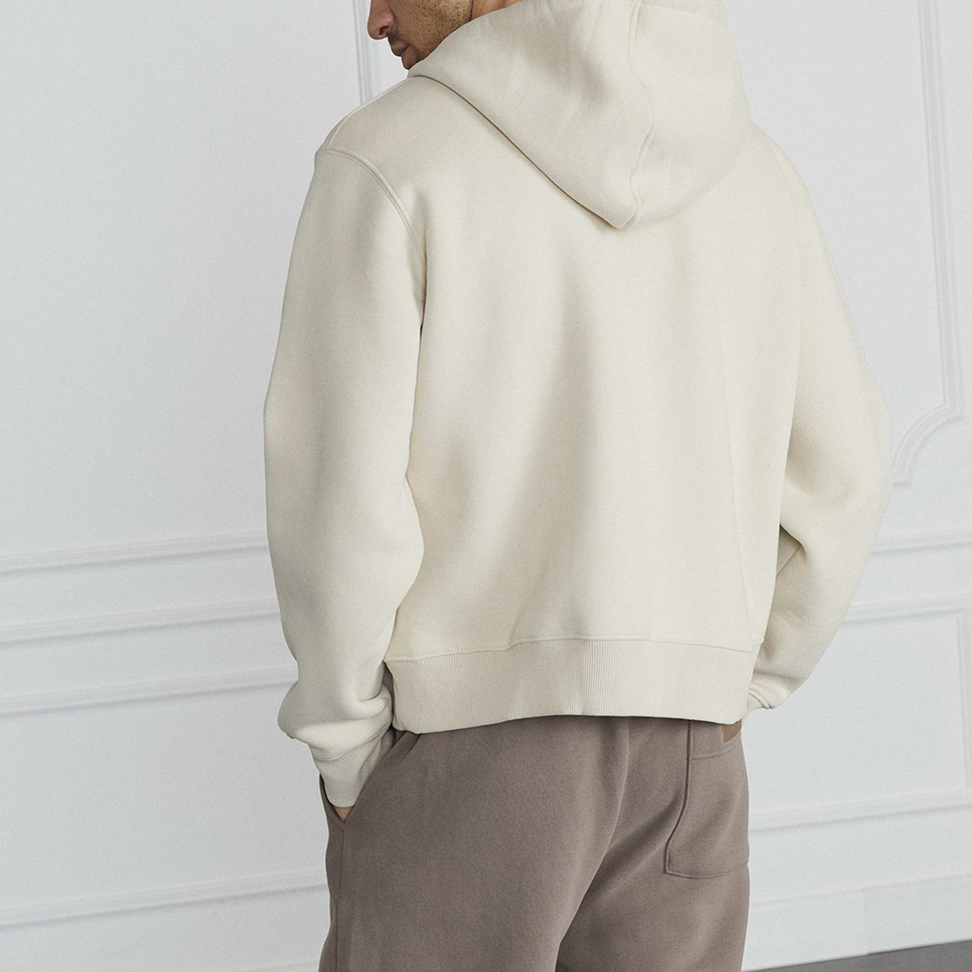 Oversize Kısa Hoodie