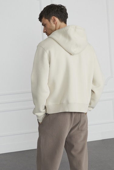  Oversize Kısa Hoodie