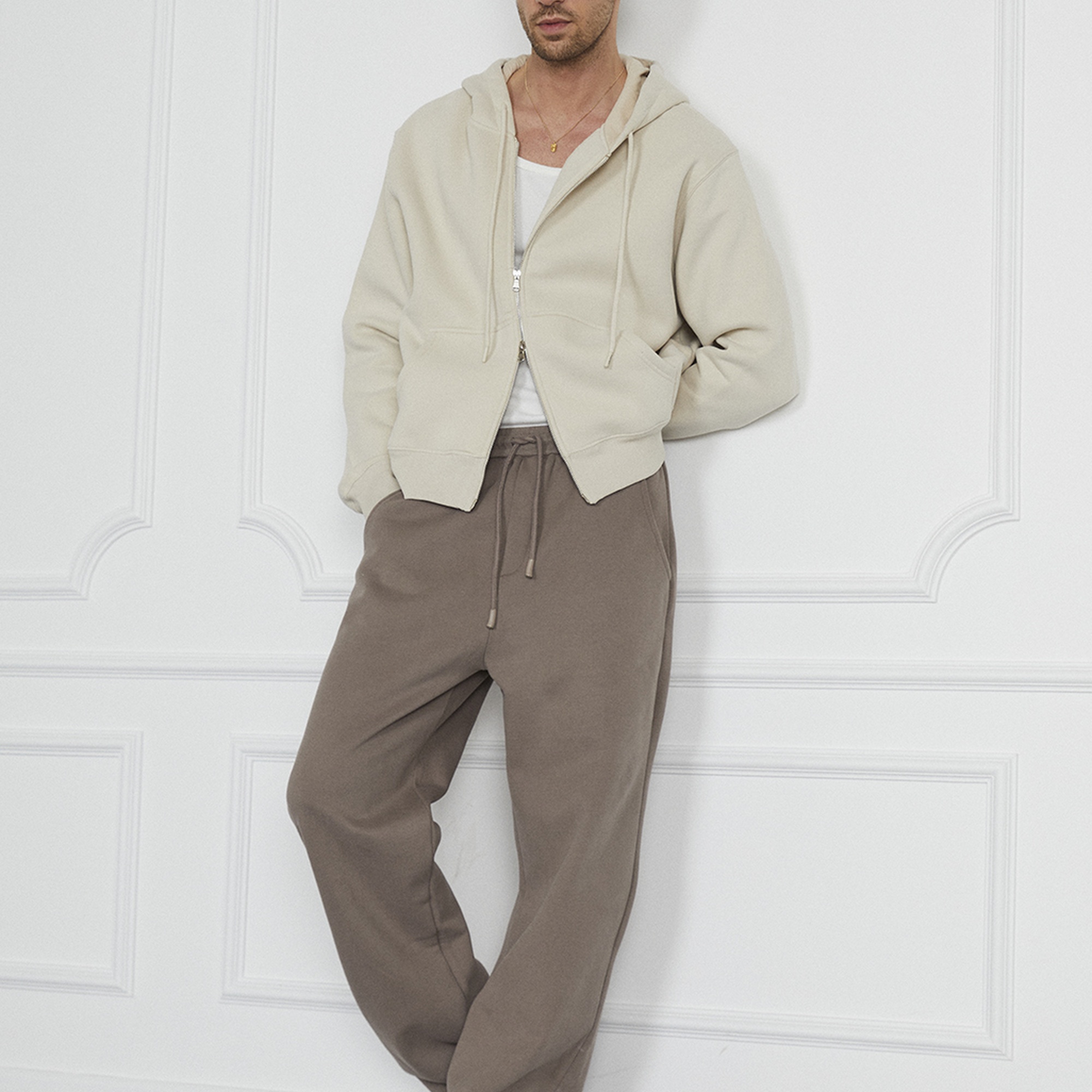 Oversize Kısa Hoodie